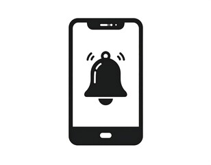 Smartphone with notification bell