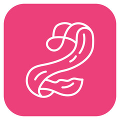 Bacon icon vector image. Can be used for Morning and Breakfast.