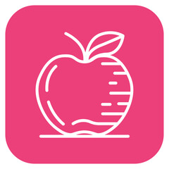 Apple icon vector image. Can be used for Fruits and Vegetables.