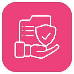 File Protection icon vector image. Can be used for Coding and Development.