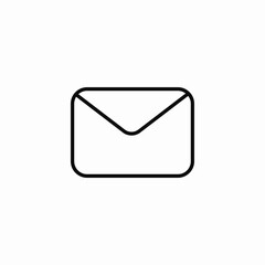 closed envelope mail icon sign vector