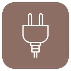 Obraz premium Socket icon vector image. Can be used for Electrician Tools.