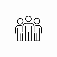 group of people users icon sign vector
