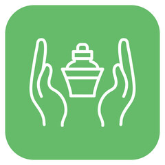 Reflexology icon vector image. Can be used for Spa.