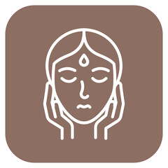 Facial Treatment icon vector image. Can be used for Spa.