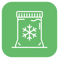 Ice Bag icon vector image. Can be used for Spa.