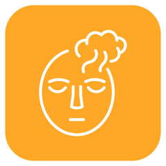 Face Steam icon vector image. Can be used for Spa.