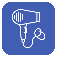 Hair Dryer icon vector image. Can be used for Spa.