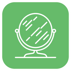 Mirror icon vector image. Can be used for Spa.