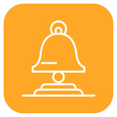 Desk Bell icon vector image. Can be used for Spa.