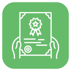 Certificate icon vector image. Can be used for Web Marketing.