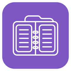 Organizer icon vector image. Can be used for Web Marketing.