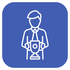 Competitive Worker icon vector image. Can be used for Project Management.