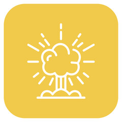 Explosion icon vector image. Can be used for Science Fiction.