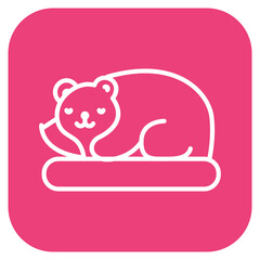 Hibernation icon vector image. Can be used for Science Fiction.