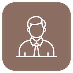 Office Worker icon vector image. Can be used for Women.