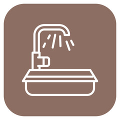 Cleaning Sink icon vector image. Can be used for Cleaning and Dusting.