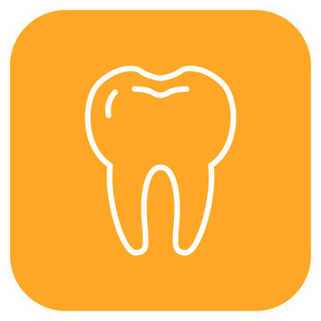 Teeth icon vector image. Can be used for Human Anatomy.