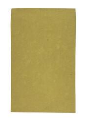 Fototapeta premium A textured mustard yellow craft paper surface and design projects on a Transparent Background