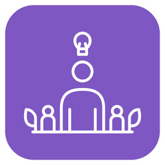 Self Motivation icon vector image. Can be used for Personality Traits.