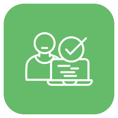 User Acceptance Testing icon vector image. Can be used for Quality Assurance.