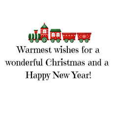 Obraz premium Christmas Sentiment Quotes | Printable Christmas Cards Stickers | Holiday Typography by Gii3on Design