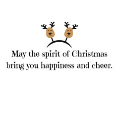 Christmas Sentiment Quotes | Printable Christmas Cards Stickers | Holiday Typography by Gii3on Design