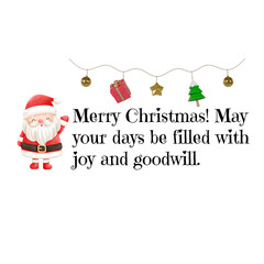 Christmas Sentiment Quotes | Printable Christmas Cards Stickers | Holiday Typography by Gii3on Design