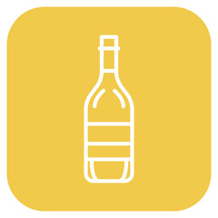 Wine bottle icon vector image. Can be used for Fathers Day.