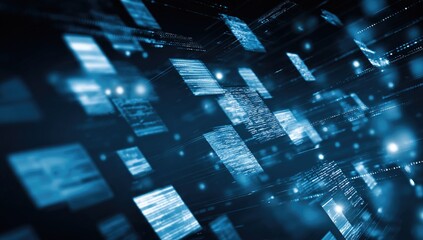 Abstract digital display network