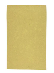Natural mustard yellow craft paper for creative projects on a Transparent Background