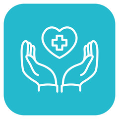 Survivorship Care icon vector image. Can be used for Chemotherapy.