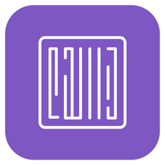 Barcode icon vector image. Can be used for Warehouse.