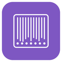 Barcode icon vector image. Can be used for Supermarket.