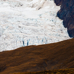 close up of a glacier