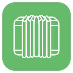 Accordion icon vector image. Can be used for Oktoberfest.