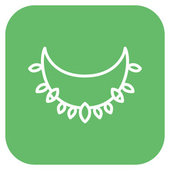 Garlands icon vector image. Can be used for Oktoberfest.