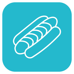 Hot Dog icon vector image. Can be used for Oktoberfest.