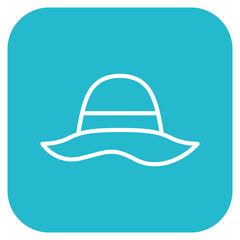 Women Hat icon vector image. Can be used for Oktoberfest.