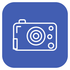 Smart Camera icon vector image. Can be used for Biometrics.