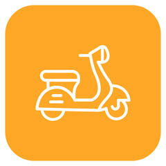 Scootie icon vector image. Can be used for Baby Shower.