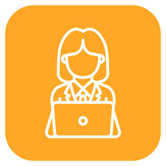 Accountant icon vector image. Can be used for Diversity.