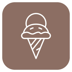 Ice Cream icon vector image. Can be used for Beach Resort.