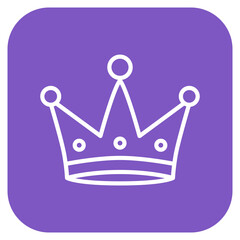 Fototapeta premium Crown icon vector image. Can be used for Casino.