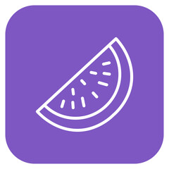 Watermelon icon vector image. Can be used for Casino.
