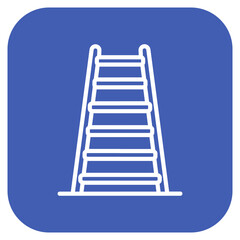 Stepladder icon vector image. Can be used for Construction Tools.