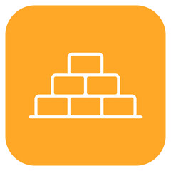 Bricks icon vector image. Can be used for Construction Tools.