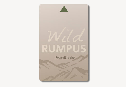Nature Inspired Relaxation Invitation Card Mockup PSD