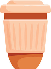 Reusable coffee cup with lid, embracing eco friendly practices and reducing waste