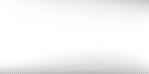 Dot retangle silver foil background with metal mirror texture. Chrome gradient surface with light gloss modern